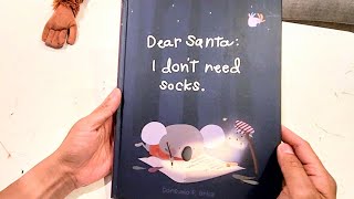 Dear Santa I dont need socks  read aloud kids quiet bedtime storybook [upl. by Nialb754]