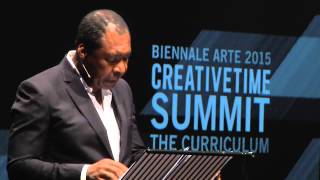 Creative Time Summit  Introduction Okwui Enwezor [upl. by Nahtanha]