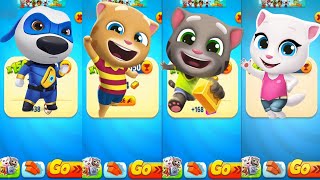 TALKING HANK🆚TALKING GINGER🆚TALKING TOM🆚TALKING ANGELA [upl. by Guevara692]