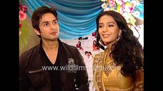 Shahid Kapoor amp Amrita Rao carouse at interview  Film Vivah  Life a journey and were all tourists [upl. by Latisha439]