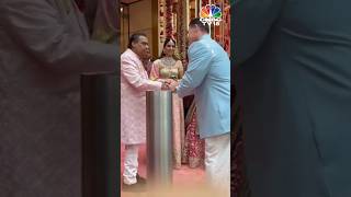 Mukesh Ambani Greets John Cena at Anant Ambani amp Radhika Merchants Wedding  Ambani Wedding  N18S [upl. by Eillehs89]