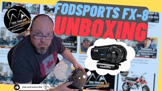 Fodsports FX8 Intercom Unboxing with trailtrashgarage [upl. by Benny]