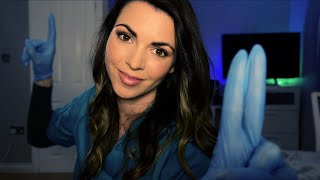 ASMR Bedside Doctor Exam  Medical Check Up Eye Test amp Personal Attention for Sleep ♡ [upl. by Qiratla]