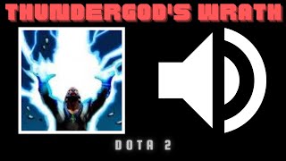 Zeus Thundergods Wrath Ultimate Sound Effect Dota 2 [upl. by Slaughter971]