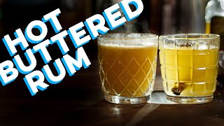 Hot Buttered Rum 2 Ways AND Fat Washing  How to Drink [upl. by Sutsuj19]