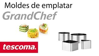 Prensador de patatas y moldes para emplatar GRANDCHEF [upl. by Irish]