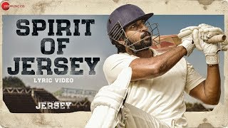 Spirit Of Jersey  Lyrical  Jersey  Nani Shraddha Srinath  Anirudh Ravichander [upl. by Anaerol]