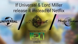 Universal PicturesLord Miller ProductionsHappy Madison Productions 2023 [upl. by Ylrebme745]