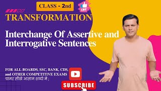 transformation of the sentence interchange of assertive and interrogative sentence [upl. by Adam]