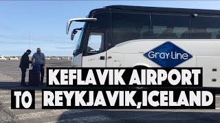 Keflavik Airport to Reykjavik HotelsIceland Flybus Ride [upl. by Chrissie]