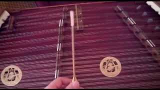 O Come Emmanuel Melody amp Basic Chords  hammered dulcimer lessons [upl. by Cantlon375]