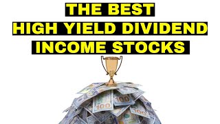 These Are the Best High Yield Dividend Income Stocks [upl. by Icat295]