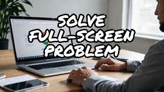 Google Chrome fullscreen problem  Chrome fullscreen not working  Chrome fullscreen problem [upl. by Tillman514]