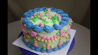 Easy cake decoration idea [upl. by Enelram]