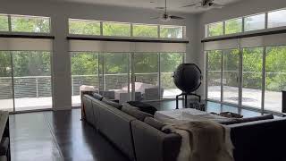 Massive Motorized Shades for a Modern Decor [upl. by Melly]