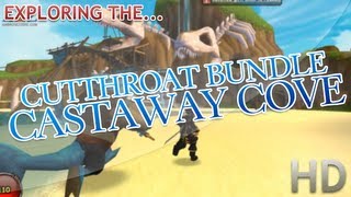 Pirate101 Cutthroat Bundle  Exploring the Castaway Cove amp Redeeming Cutthroat Bundle Items HD [upl. by Sanders]