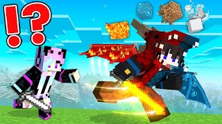 ELEMENTAL DRAGON Armor Speedrunner vs Hunter in Minecraft [upl. by Standford]