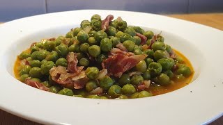 Guisantes con Jamón  ✅ guiso en 15 minutos  Una Receta Fácil y Deliciosa [upl. by Andrej]