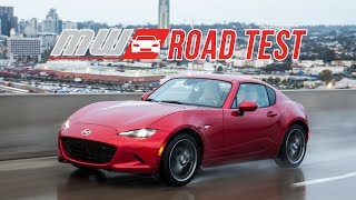 2017 Mazda MX5 Miata RF  Road Test [upl. by Vasili205]