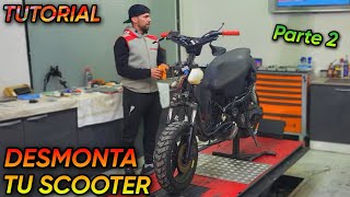 DESMONTAR UNA JOG COMPLETA  PROYECTO YAMAHA JOG  PARTE 2 [upl. by Loni74]