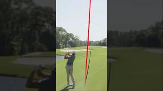 Collin Morikawa on how to easily shape iron shots into the green 🏌️golfshorts golfswing golftips [upl. by Lapo87]