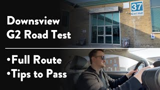 Downsview G2 Road Test  Full Route amp Tips on How to Pass Your Driving Test in Toronto [upl. by Keller]