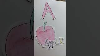 A for Apple 🍎🍏🍎handwriting shorts [upl. by Ettenel]