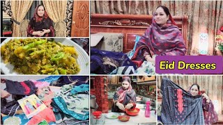 Mere Eid Dresses Agaye ❤️ Memoni Aloo Phaliyan Recipequot Shabana [upl. by Sapphera517]