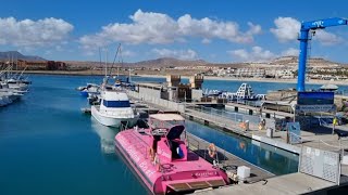 Fuerteventura Caleta De Fuste Marina and Beach [upl. by Arual]