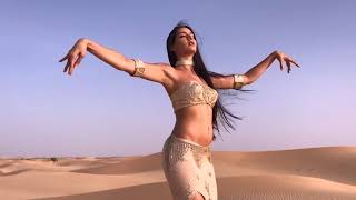 Nora Fatehi BellyDance  Alabina Dance Choreography  Abu Dhabi Desert [upl. by Savil]