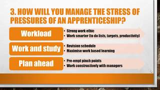 Top 5 Apprenticeship Interview Questions and Answers [upl. by Jankell]