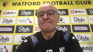 Claudio Ranieri  Brentford v Watford  Full PreMatch Press Conference  Premier League [upl. by Niamjneb]