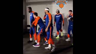 Matt Ryan joins Knicks huddle for first time [upl. by Nivrac842]