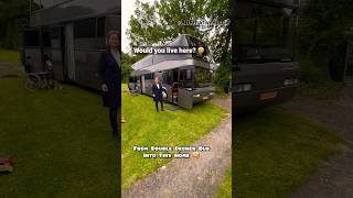 SelfConverted Double Decker Bus into Home On Wheels [upl. by Eitnom]