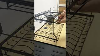 How to install the Andup 2tier dish drying rack？I min quick installation [upl. by Pepito]