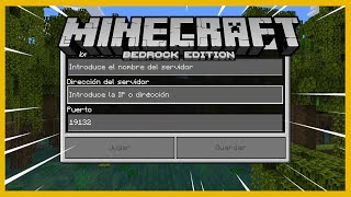 👉CÓMO ENTRAR a CUALQUIER SERVIDOR en MCPE  Bedrock👈 [upl. by Delogu]