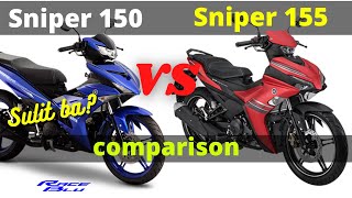 YAMAHA SNIPER 155 2021 VS SNIPER 150 2019 MODEL COMPARISON [upl. by Rannug]