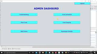 Railway Reservation System using Java [upl. by Ecidnac]