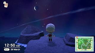 Meteor Shower and Collecting Star Fragments in Animal Crossing New Horizons [upl. by Trace]