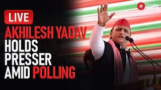 LIVE  Samajwadi Party chief Akhilesh Yadav addresses the media on polling day I UP Bypolls [upl. by East]