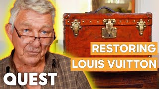 Martin Restores A Louis Vuitton Trunk From The 19th Century  Salvage Hunters The Restorers [upl. by Yousuf43]