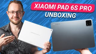 Xiaomi Pad 6S Pro Unboxing amp Hands On [upl. by Annahsal]