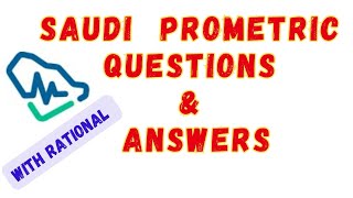 SCFHS Saudi Council Prometric Exam Questions and Answers with Rational  Nursing Specialist Exam [upl. by Nwahsat]