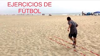 Ejercicios de Fútbol en la Playa Beach soccer exercises EMF [upl. by Milka]