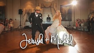 Footloose Wedding First Dance Surprise [upl. by Milah]