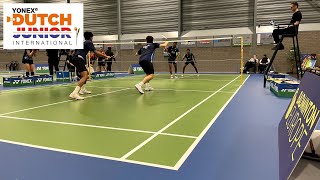 Court 5 March 1 Yonex Dutch Junior International 2024 [upl. by Artemahs]