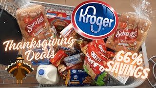 Thanksgiving Deals Kroger MUST DO Deals InStore for 11151123  66 Savings Haul [upl. by Halvaard]