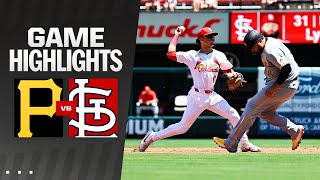 Pirates vs Cardinals Game Highlights 61324  MLB Highlights [upl. by Athene]