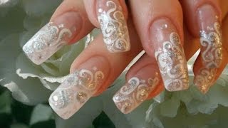 Bridal nail art designs  50 Cute Ideas [upl. by Ylluz]