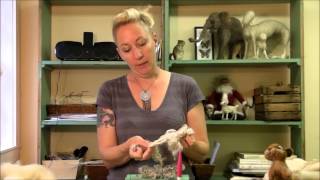 Needle Felting Basics Getting Started by Sarafina Fiber Art Episode 2 [upl. by Noremmac747]